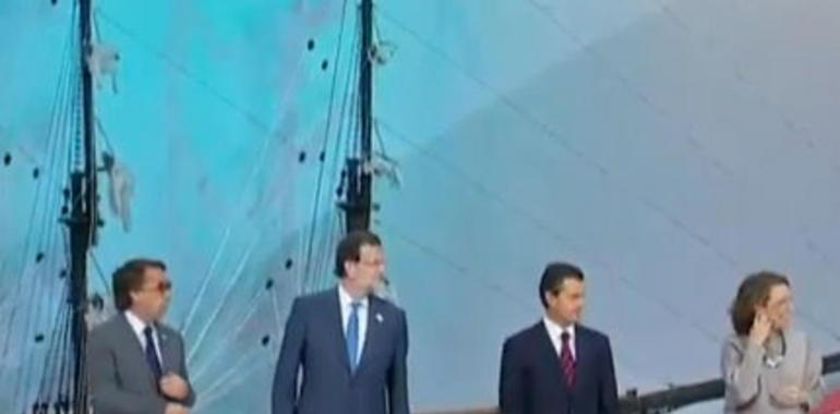 Rajoy comparte con Peña Nieto protagonismo en el Foro de la Comunicación 