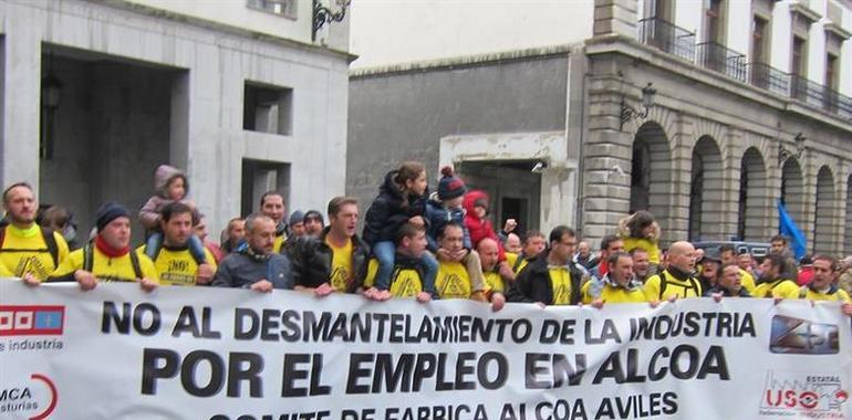 Unión de #Comerciantes de #Avilés apoya la movilización en defensa de #Alcoa