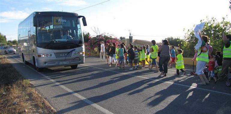 73 autobuses escolares denunciados en Asturias durante la campaña de control de Tráfico