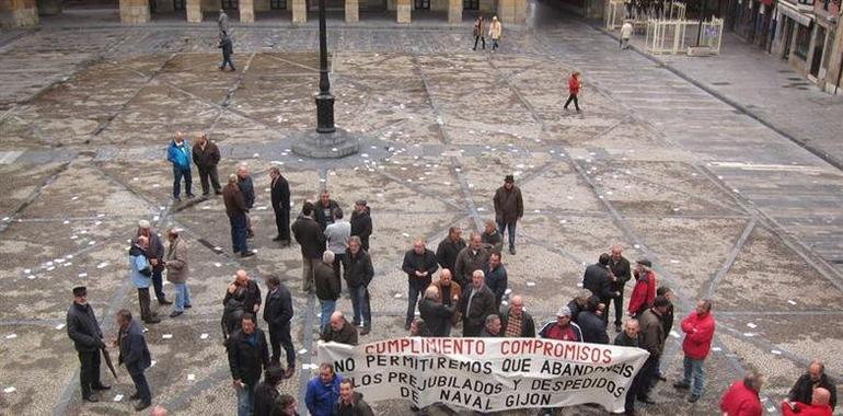 Trabajadores del #Naval #Gijón exigen a #Pymar que cumpla sus compromisos