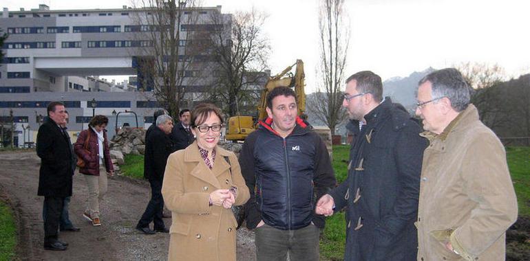 Comienzan las obras de #saneamiento del #río #Villoria, en #Laviana 