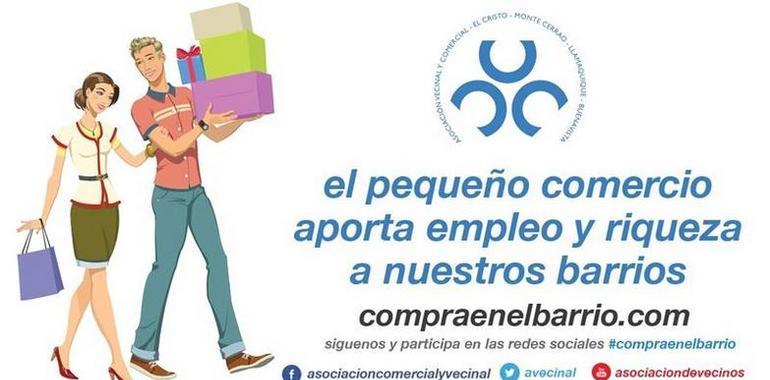 El barrio de El Cristo anima a comprar en el pequeño comercio con #compraenelbarrio