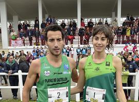 Borja García y Beatriz Álvarez ganan la Carrera de Nochebuena en Gijón