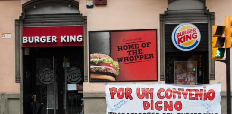 #PodemosXixón apoya a los trabajadores de Burger King