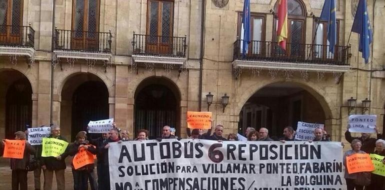 Vecinos de la zona Oeste de Oviedo siguen su lucha contra el abandono de TUA