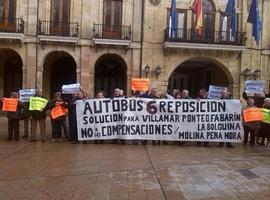 Vecinos de la zona Oeste de Oviedo siguen su lucha contra el abandono de TUA