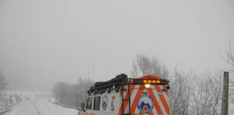 Alertas por nieve, viento y oleaje para el fin de semana en Asturias