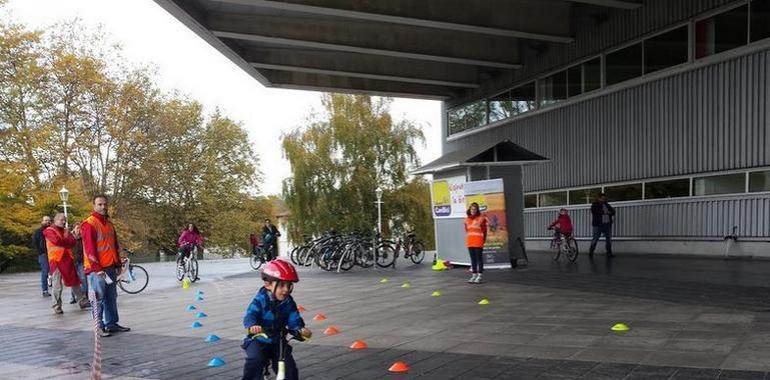 Biciescuela de Asturies ConBici en el Xuegoland de Lena