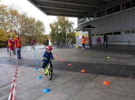 Biciescuela de Asturies ConBici en el Xuegoland de Lena