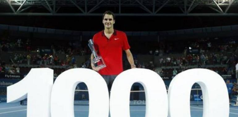 ¡Gigante Federer!: Consiguió su victoria número 1.000 al ganar en Brisbane  