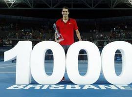 ¡Gigante Federer!: Consiguió su victoria número 1.000 al ganar en Brisbane  