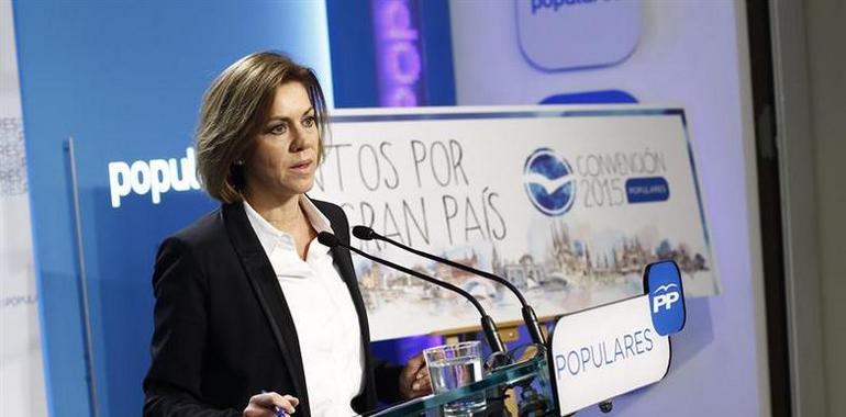 #Cospedal: De ninguna manera habrá cambios en #PP #Gijón pese a la anulación judicial 