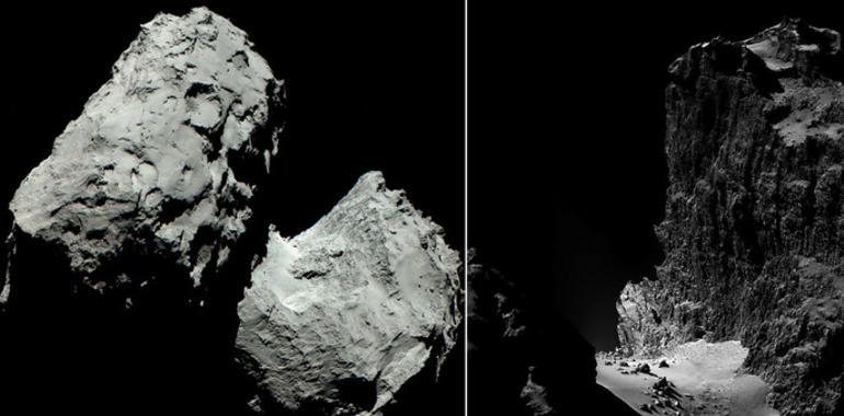 Rosetta pone al desnudo el cometa 67P