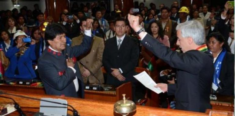 Evo Morales asume su tercer mandato destacando estabilidad política y mejoría económica