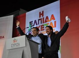 Mitin final de Syriza, con apoyo de Pablo Iglesias, anuncia "el viento del cambio"