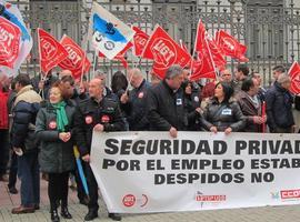 Los trabajadores de seguridad piden que se cumplan los convenios del sector