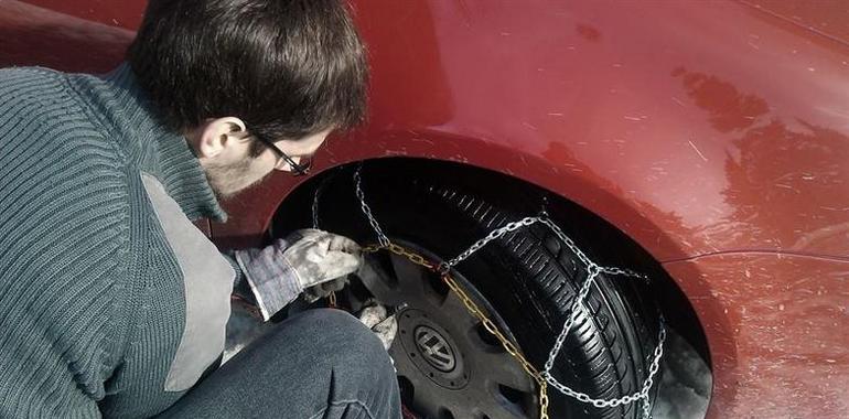 3 puertos de montaña cerrados y 15 con cadenas en la red asturiana de carreteras