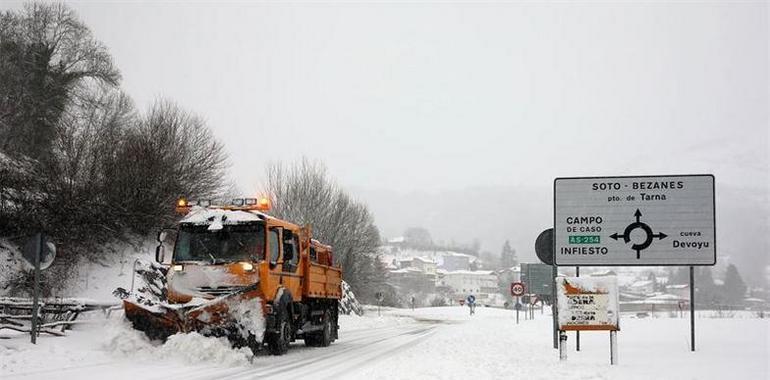 Aemet prevé más nevadas de hasta 10 centímetros en Asturias