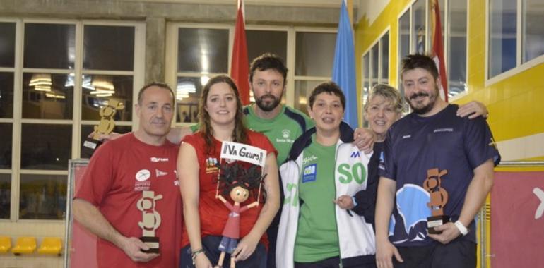 Cuarta victoria consecutiva del Club Natación Santa Olaya en el II Circuito Asturiano Natación Máster