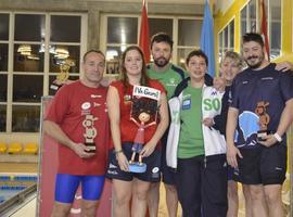 Cuarta victoria consecutiva del Club Natación Santa Olaya en el II Circuito Asturiano Natación Máster