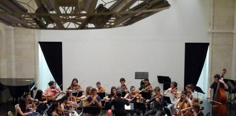 Alumnos del conservatorio de música de Saint-Nazaire participan en un intercambio con el de Avilés