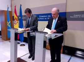 Presidente y Gotor formalizan el acuerdo que garantice la financiación de la Universidad