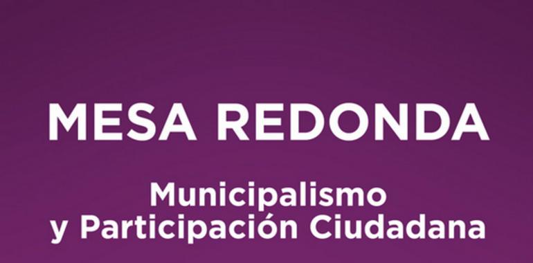 Mesa redonda sobre municipalismo y partipación ciudadana en Villaviciosa