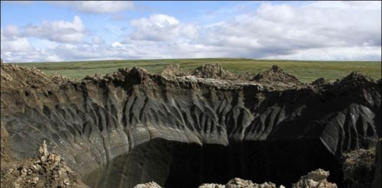 Más furacos apaecen nel "fin del mundu" de Siberia