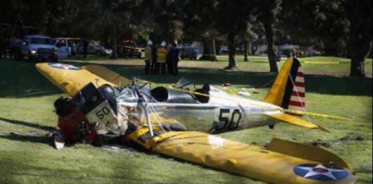  Harrison Ford hospitalizado tras un grave accidente de avioneta  