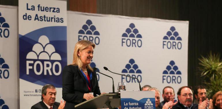 Cristina Coto, elegida presidenta de Foro, confía en su partido para cambiar la situación de Asturias