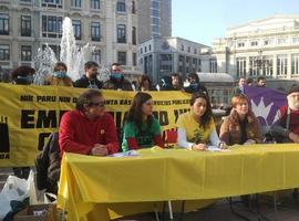 La columna asturiana arranca mañana, en manifestación, su viaje al 21M en Madrid