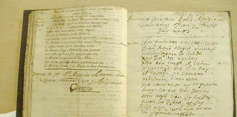 El Principado adquiere un manuscrito en asturiano del XVIII de gran importancia lingüística