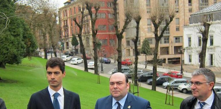 En Oviedo, el riego de jardines se gestionará con dispositivos móviles