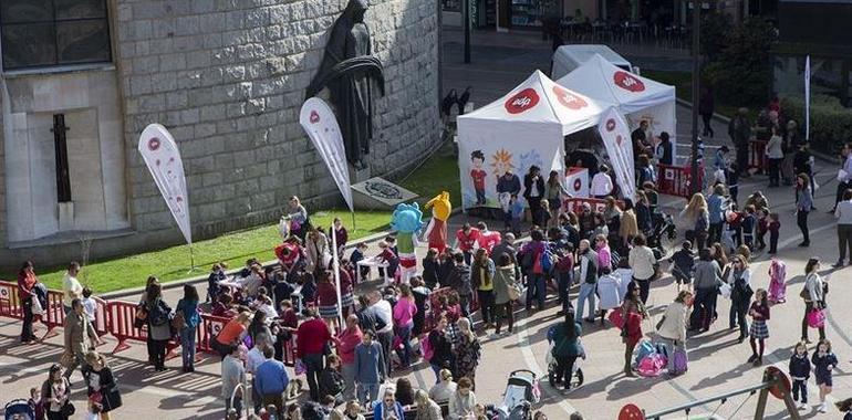 EDP cambió 1.000 cerezos por dibujos infantiles en Oviedo