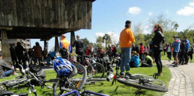 Gijón celebra en verde el Día Mundial de la Bicicleta