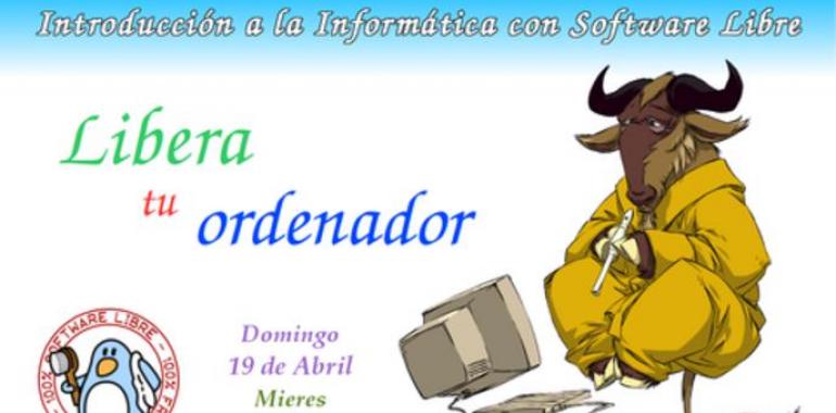 #Mieres: Hoy domingo, jornada de iniciación a la informática con #software #libre