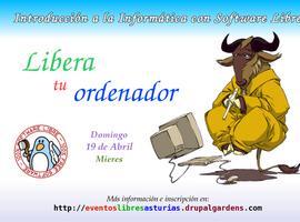 #Mieres: Hoy domingo, jornada de iniciación a la informática con #software #libre