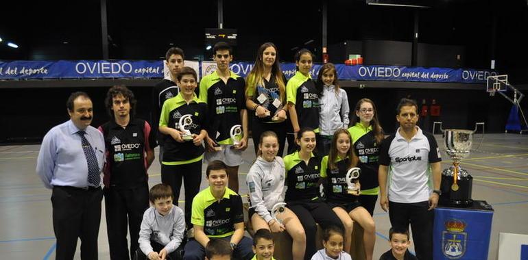 3 Oros y 4 Platas del Club Badminton Oviedo en el Master de Oviedo