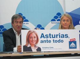 Foro pone Asturias, ante todo como lema de Campaña