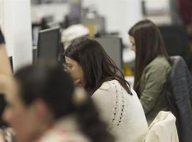 Pese al aumento nacional, en Asturias descienden los trabajos a jornada completa