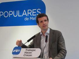 Pablo Casado vuelve a poner el pacto del PP en Asturias como ejemplo a futuro