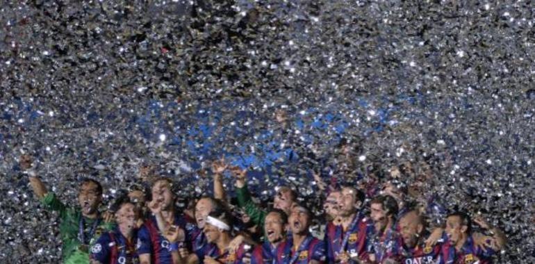 El Barça conquistó su quinta Liga de Campeones al vencer 3-1 a la Juventus de Italia 