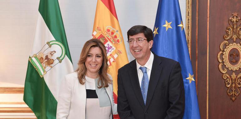 Ciudadanos confirma su apoyo a la investidura de Susana Díaz como presidenta de Andalucía