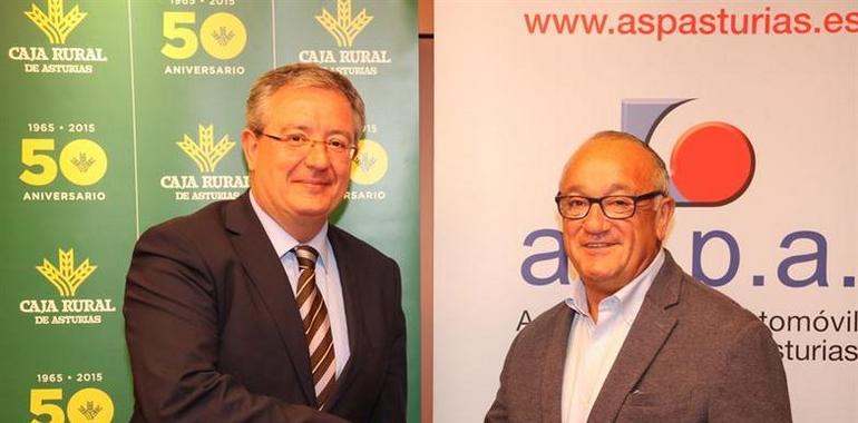 Caja Rural de Asturias y ASPA firman un convenio de colaboración financiera