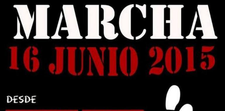 Marcha de Trabajadores en Lucha desde el Matadero Central de Asturias a Oviedo 