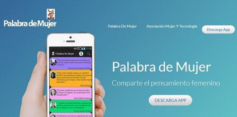 La app Palabra de mujer busca visibilizar el pensamiento de las mujeres