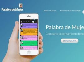 La app Palabra de mujer busca visibilizar el pensamiento de las mujeres