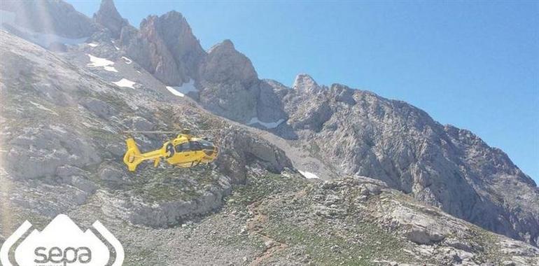 Tres montañeros heridos en Picos de Europa, uno en el Urriellu y otros dos en Torrecerredo