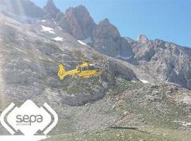 Tres montañeros heridos en Picos de Europa, uno en el Urriellu y otros dos en Torrecerredo