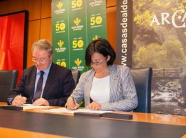 Caja Rural apoya con un nuevo convenio las Casa de Aldea de Asturias